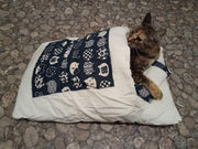 Cama futón para gatos de estilo japonés