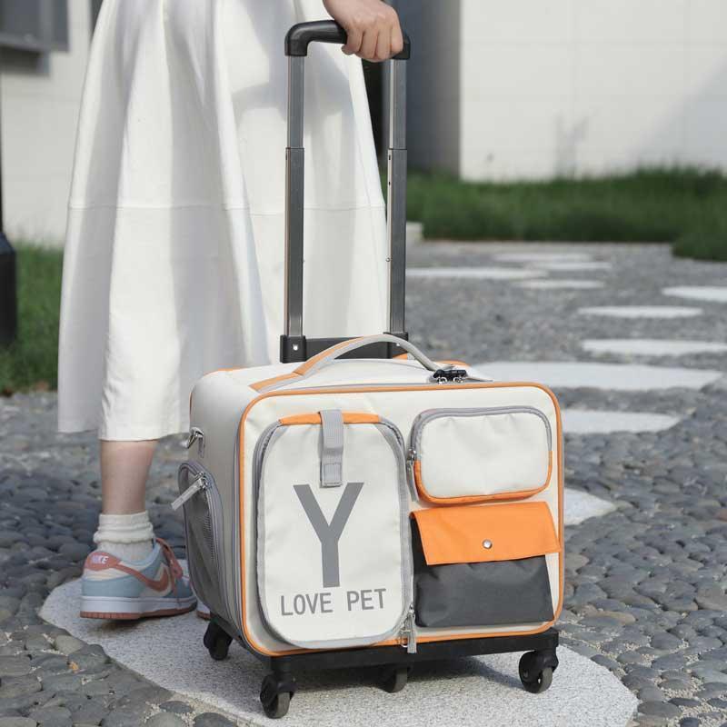 Versatile Easy-Go · Trolley & Backpack Breathable Cat Carrier