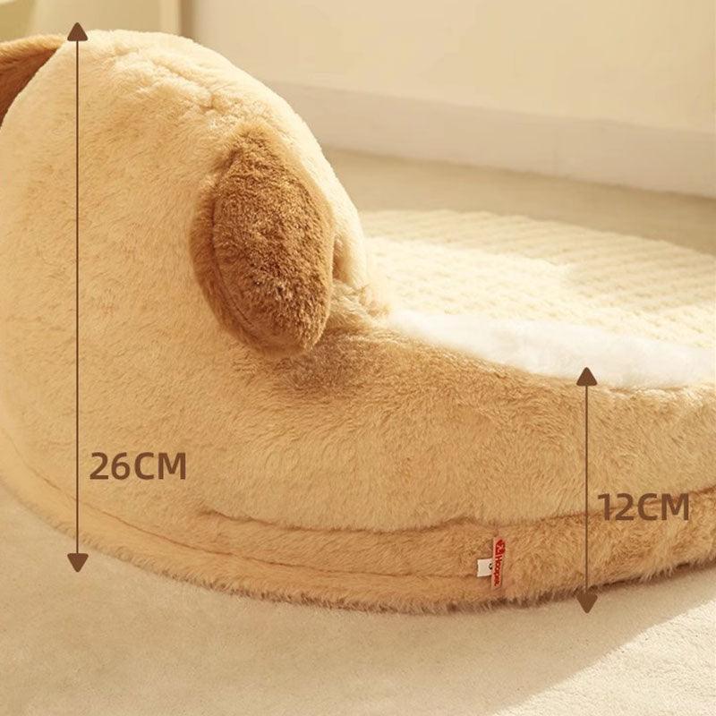 Snuggle Cartoon Cat Bed