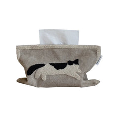 Cute Cow Soft Fabric Tissue Box