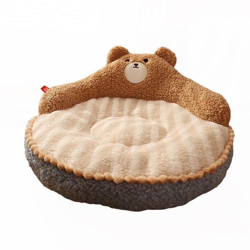 Snuggle Cartoon Cat Bed