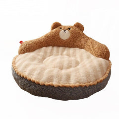 Snuggle Cartoon Cat Bed