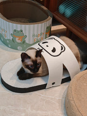 Rascador gigante para gatos con forma de zapatilla