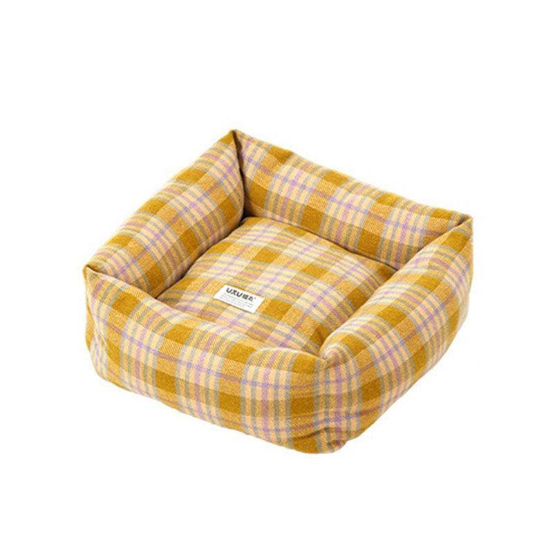 Retro Plaid Cat Habitat Set
