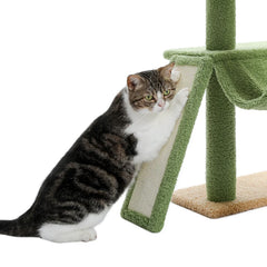 Cactus-Themed Vertical Cat Tree