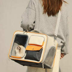 Versatile Easy-Go · Trolley & Backpack Breathable Cat Carrier
