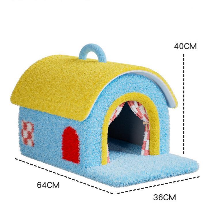 Portable Balcony Cat House