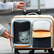 Versatile Easy-Go · Trolley & Backpack Breathable Cat Carrier