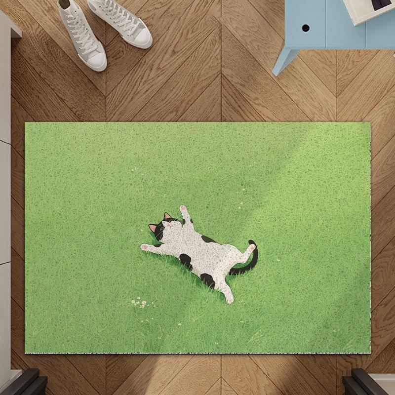 Fauler Katzen-Kunstrasen-Teppich