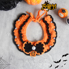 Halloween Pumpkin & Bow Pet Set