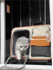 Versatile Easy-Go · Trolley & Backpack Breathable Cat Carrier