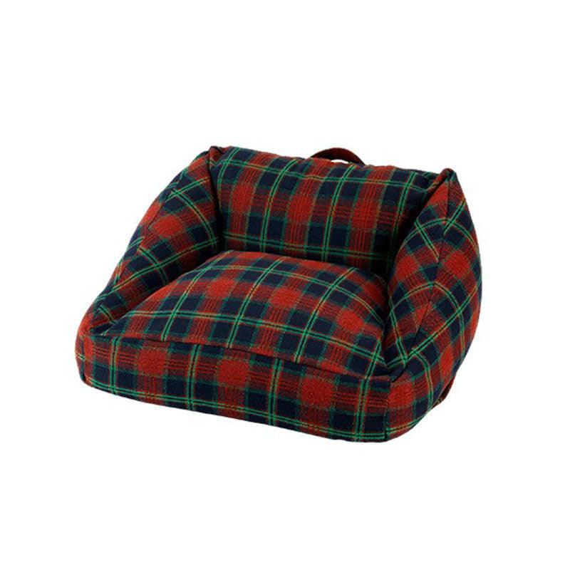 Retro Plaid Cat Habitat Set
