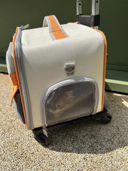 Versatile Easy-Go · Trolley & Backpack Breathable Cat Carrier