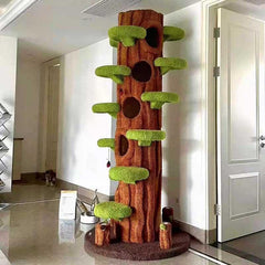Mega Wood Forest Luxury Cat Tree Castle