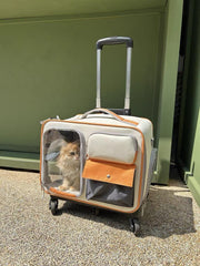 Versatile Easy-Go · Trolley & Backpack Breathable Cat Carrier