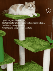 Katzenbaum mit Pilzmotiv im Mario Bros.-Stil
