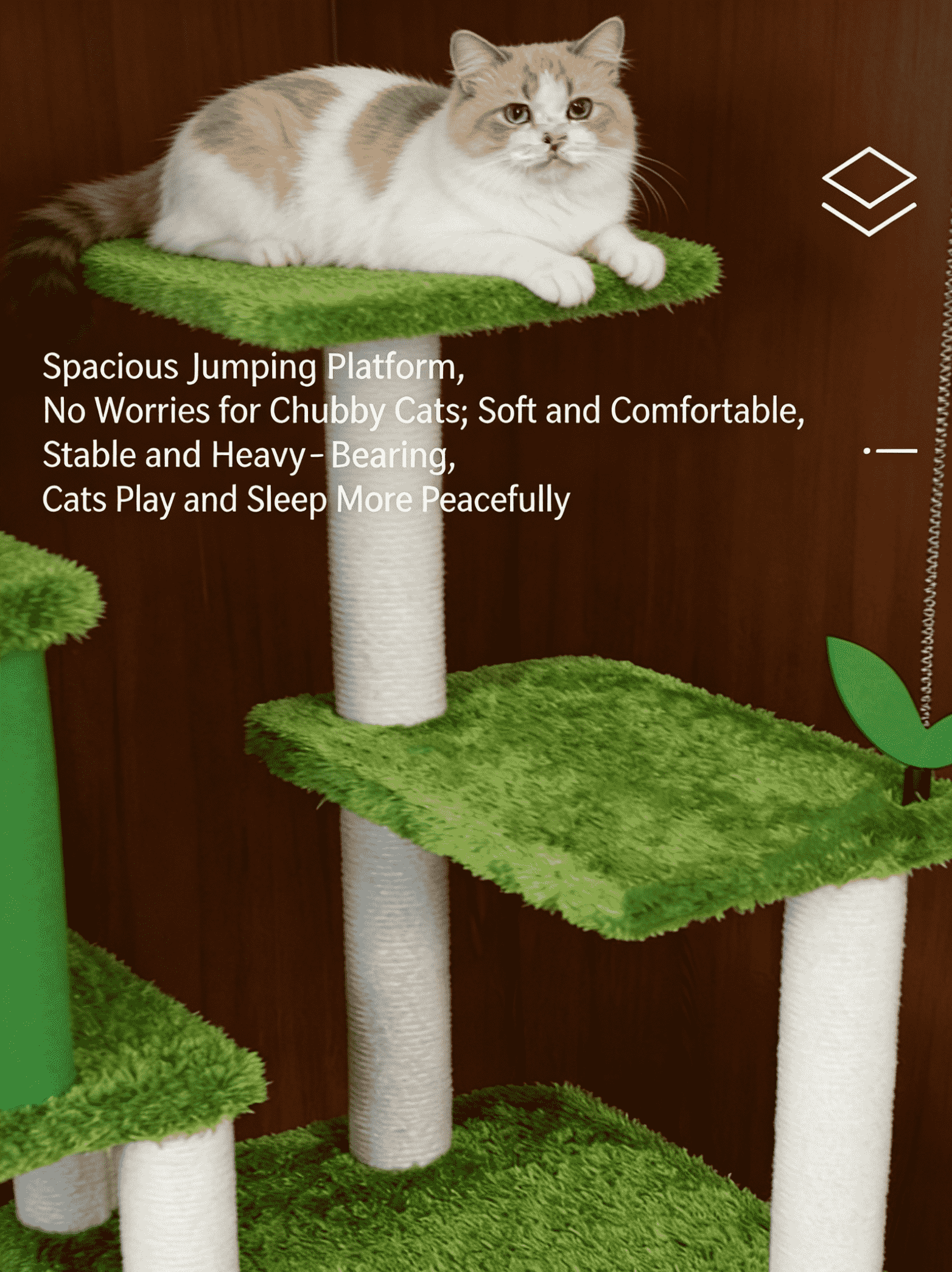 Katzenbaum mit Pilzmotiv im Mario Bros.-Stil