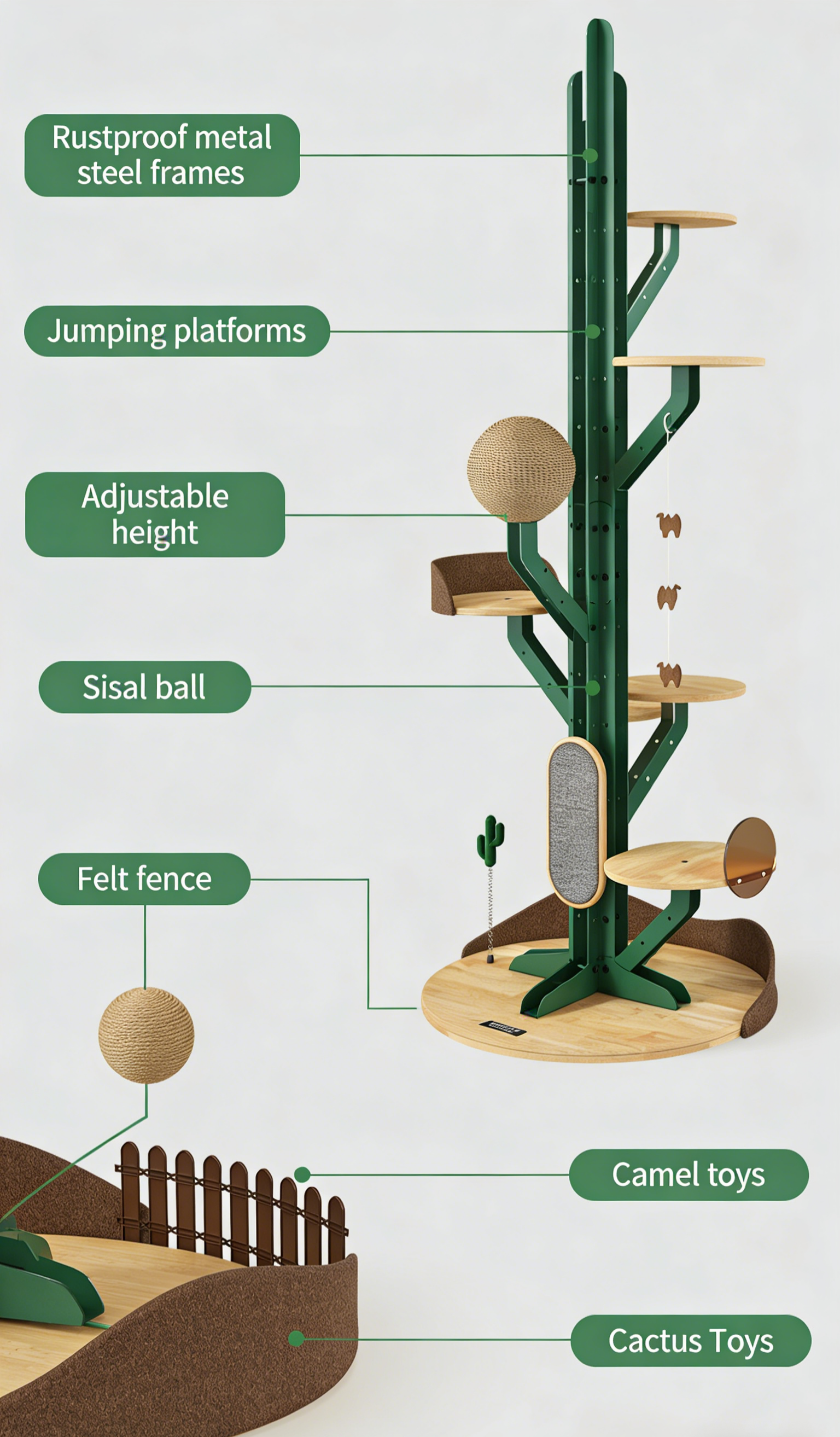 Oasis Cactus Cat Tree