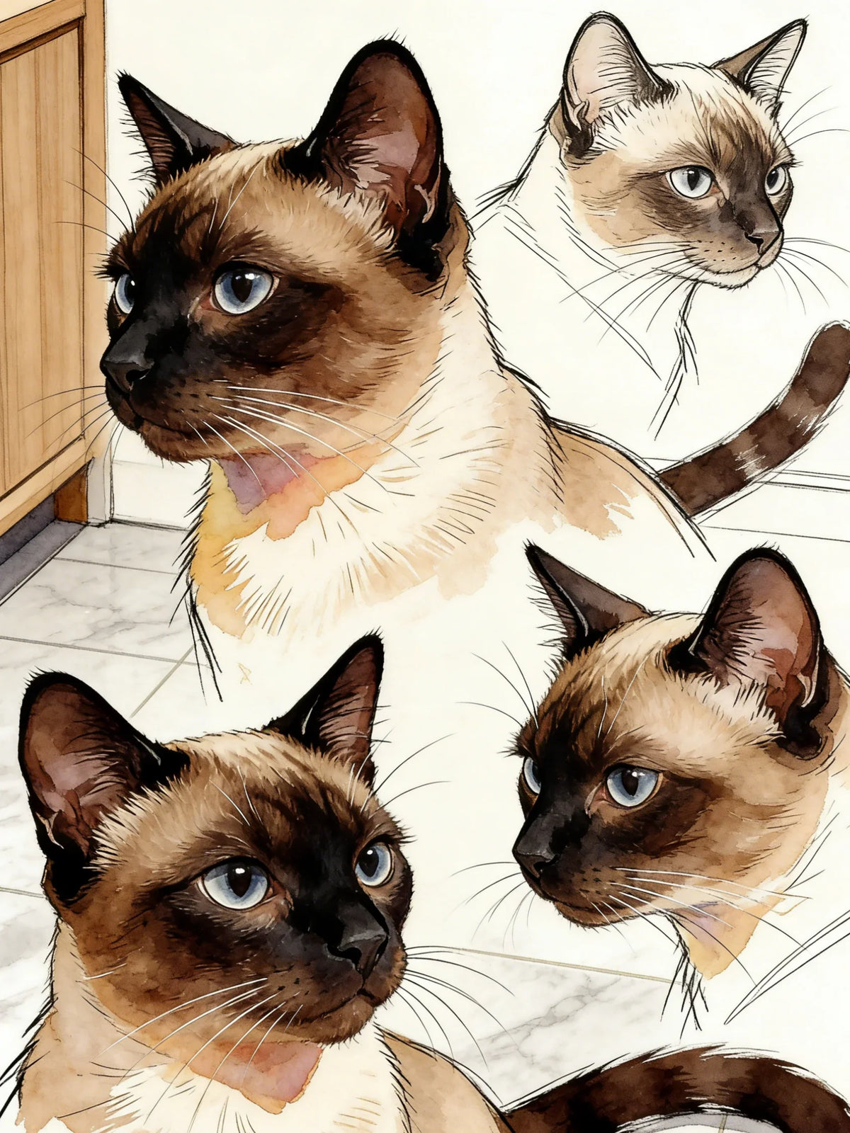 Tierfotografie im Stil einer Handschrift |