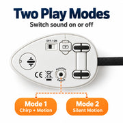 Interactive Moving Rat Cat Toy with Realistic Sound & Wagging Tail