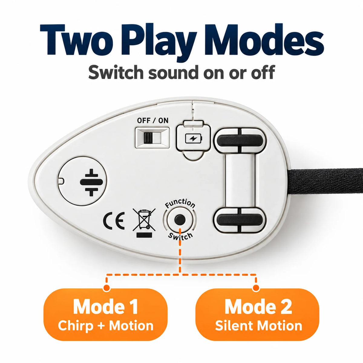 Interactive Moving Rat Cat Toy with Realistic Sound & Wagging Tail