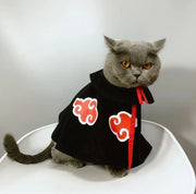 Akatsuki-Umhang für Katzen