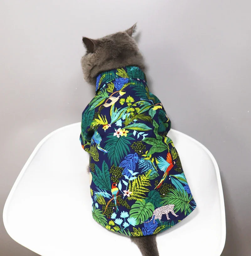 Camiseta para mascotas Tropical Paws