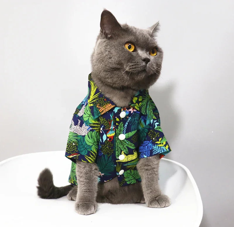 Camiseta para mascotas Tropical Paws