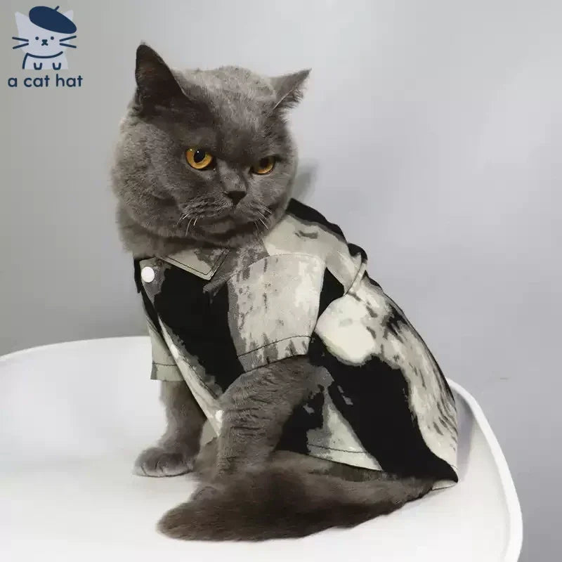Camisa City Chic Camo Cat