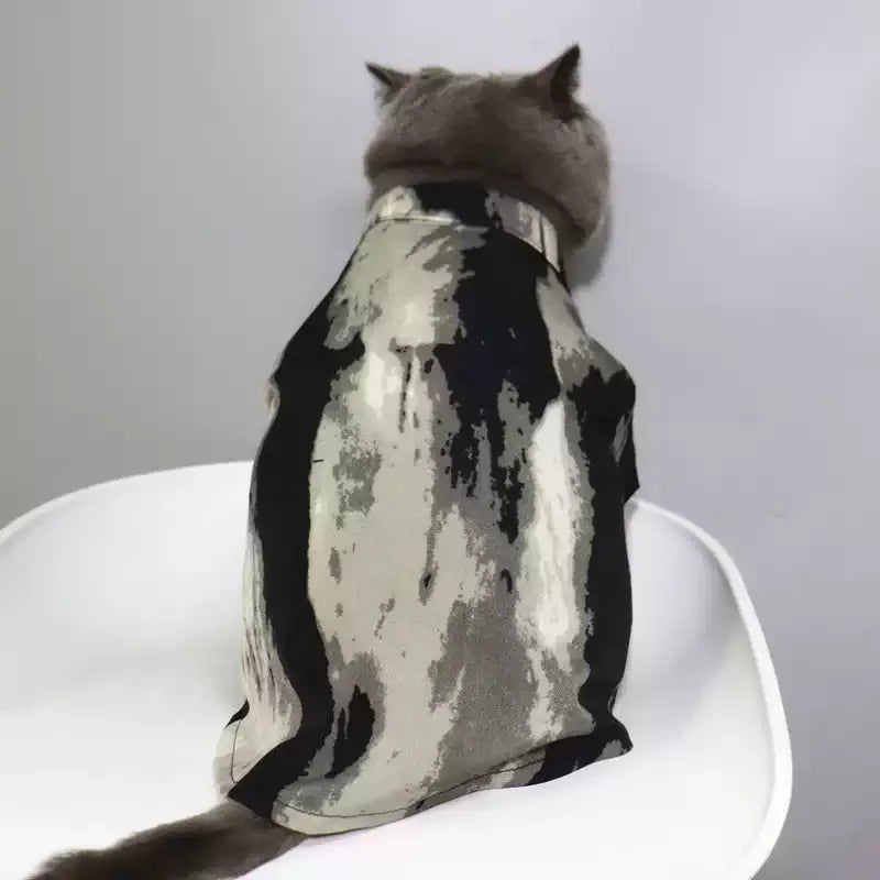 Camisa City Chic Camo Cat