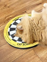 Dartscheibe - Katzenkratzbrett in Form einer Dartscheibe 