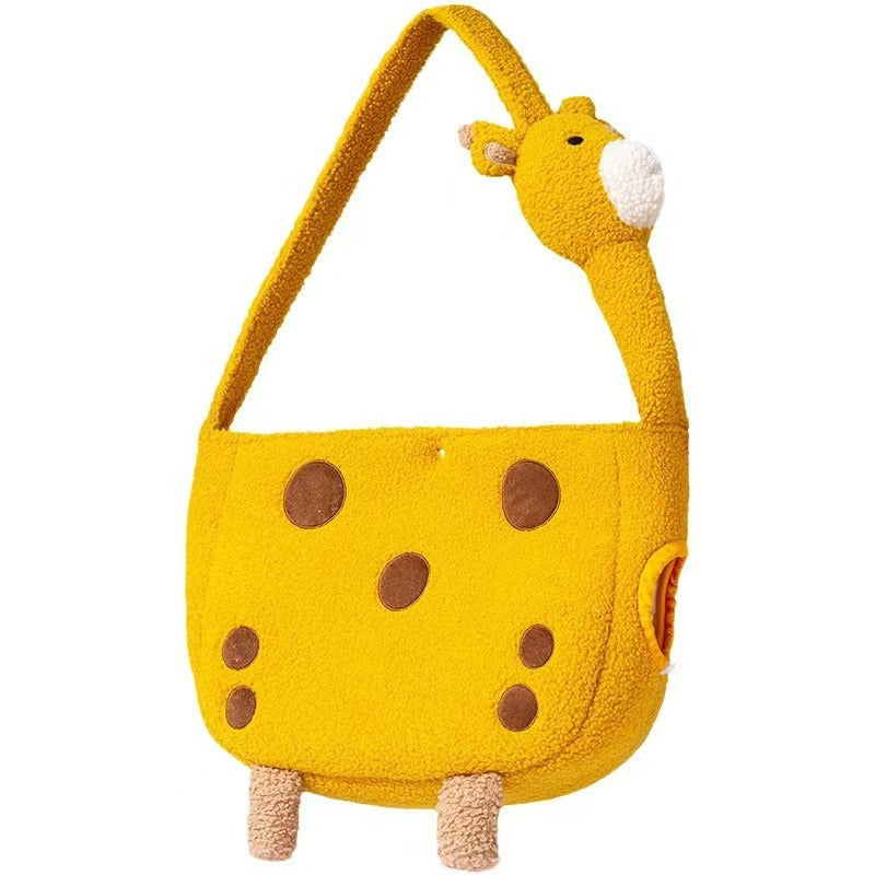 Giraffe - Shaped Crossbody Pet Bag