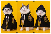 Conjunto de capa de gato de Harry Potter