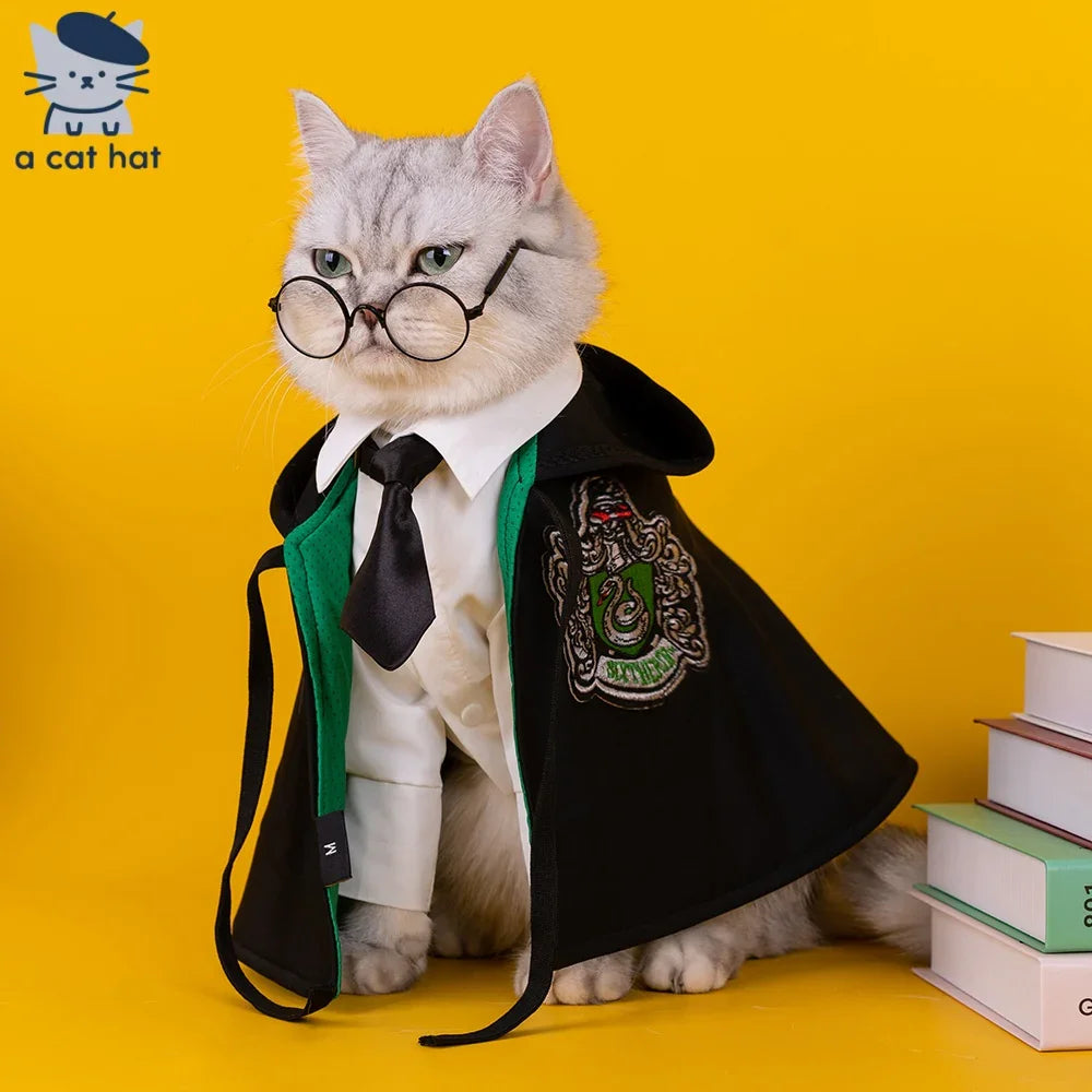 Conjunto de capa de gato de Harry Potter