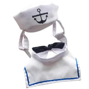 Marine-Nautik-Katzen-Matrosen-Outfit