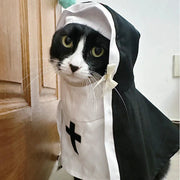 Nun-style cat transformation costume