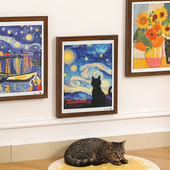 Oil Painting - Style Cat Scratcher