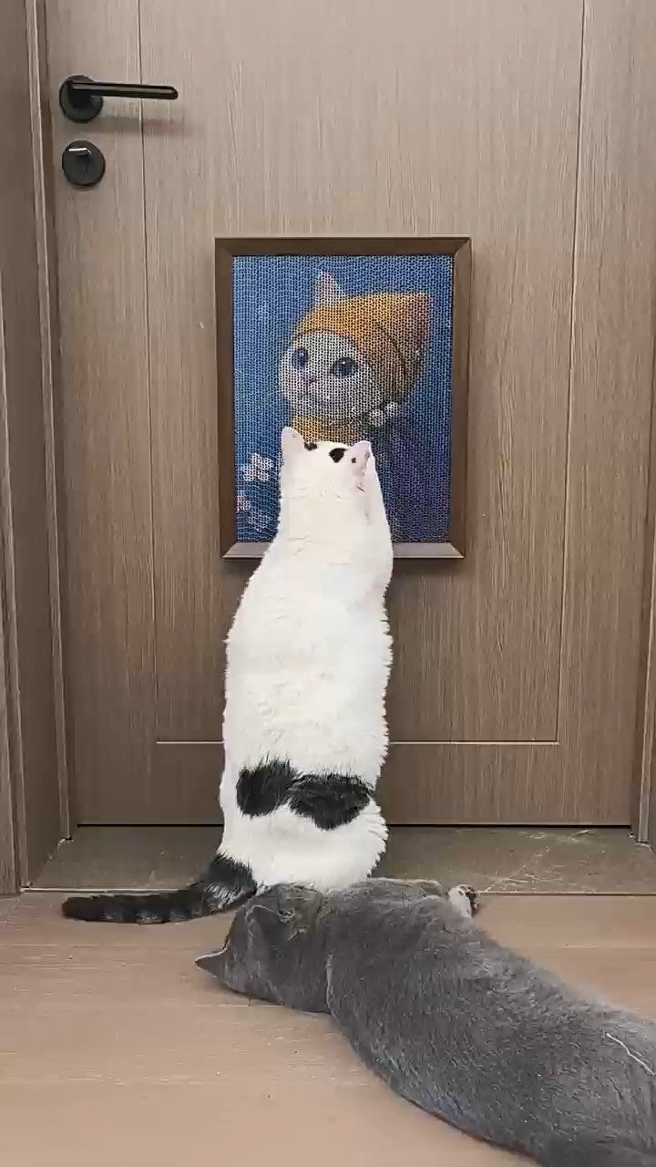 Oil Painting - Style Cat Scratcher