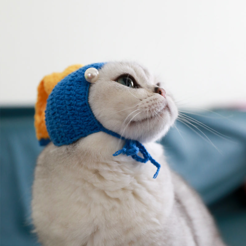 "Pearl Girl" knitted hat