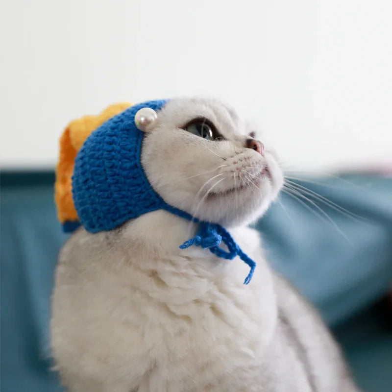 "Pearl Girl" knitted hat