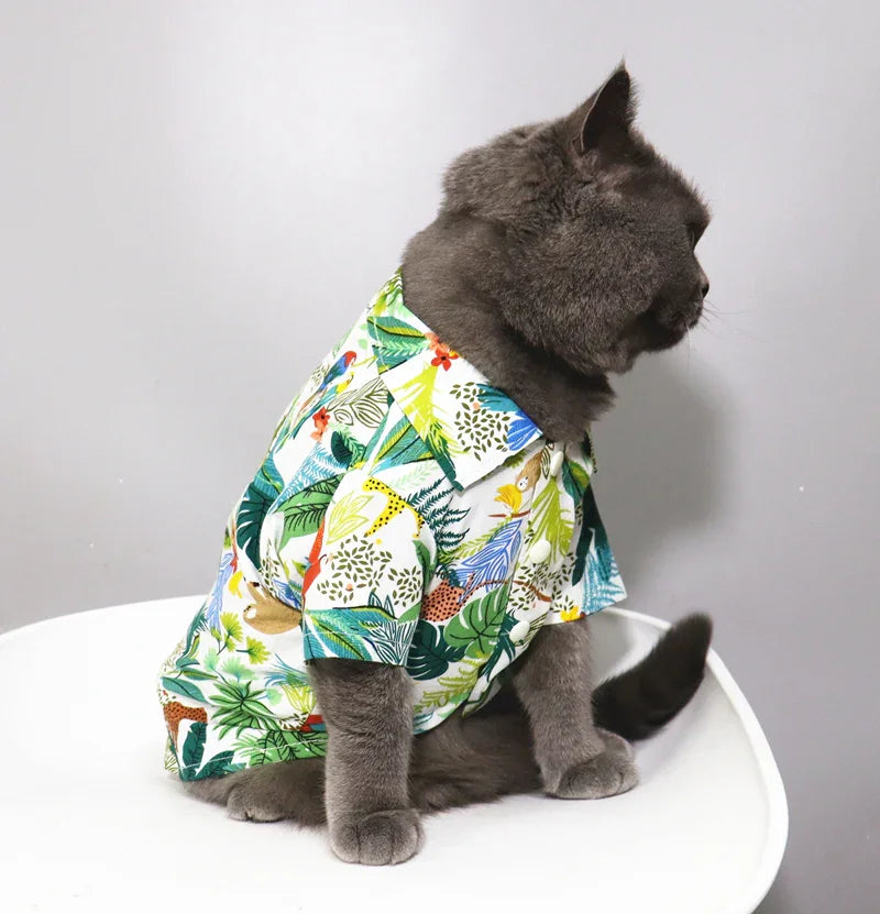 Camiseta para mascotas Tropical Paws