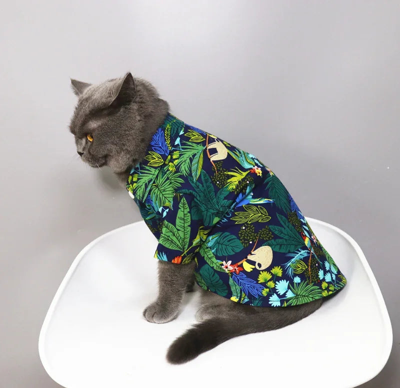 Camiseta para mascotas Tropical Paws