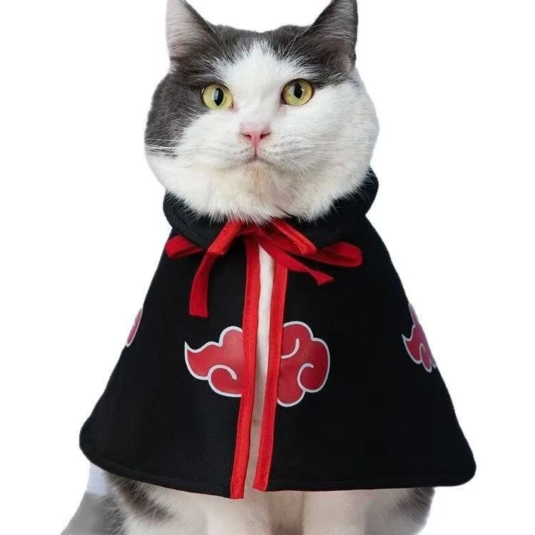 Capa Akatsuki para gato