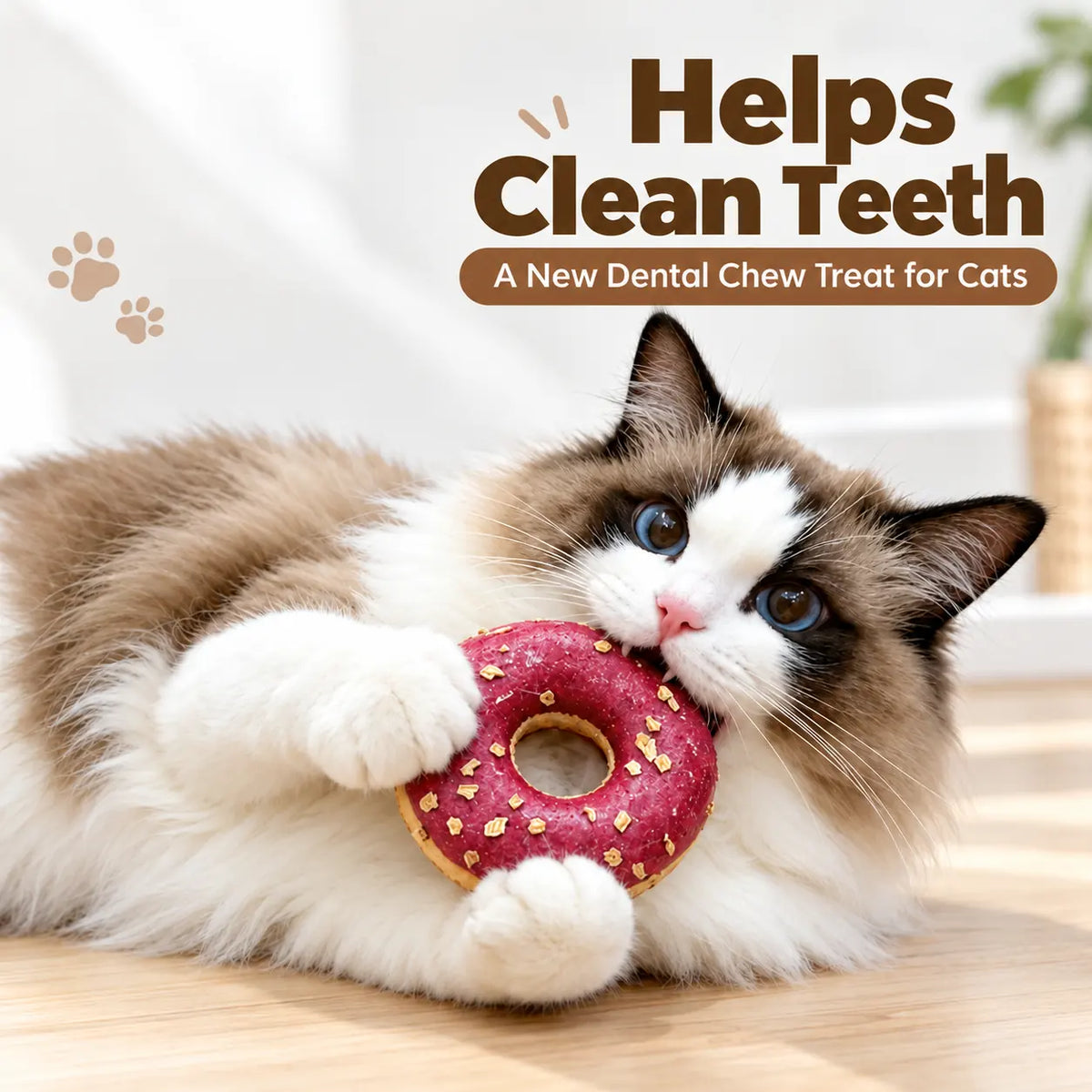 Silvervine Donut Cat Toy – Natural Chew Toy for Cats & Kittens