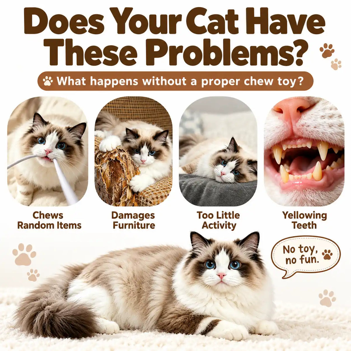 Silvervine Donut Cat Toy – Natural Chew Toy for Cats & Kittens
