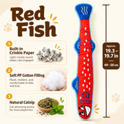 Cat Kicker Toy with Catnip – Interactive Fish Toy for Shy Cats