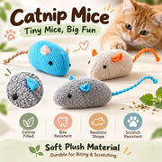 Catnip Mouse Toy for Cats