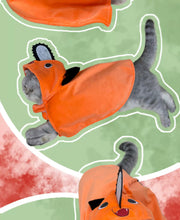 Costume de chat Pochita – Cape cosplay animal de Chainsaw Man