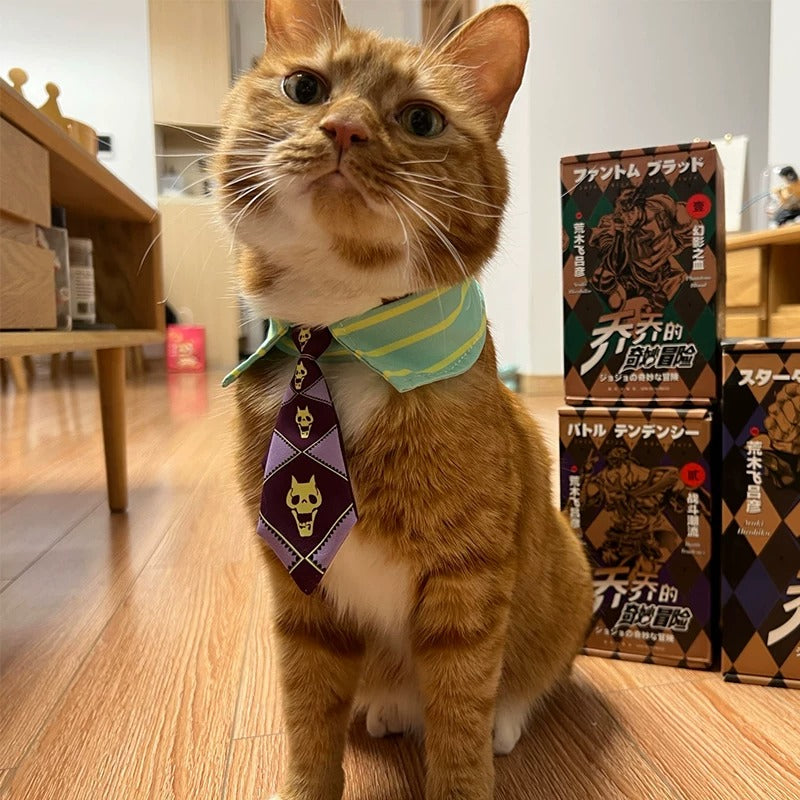 Kira Yoshikage Katzenkrawatte – JoJo Haustier-Cosplay-Accessoire