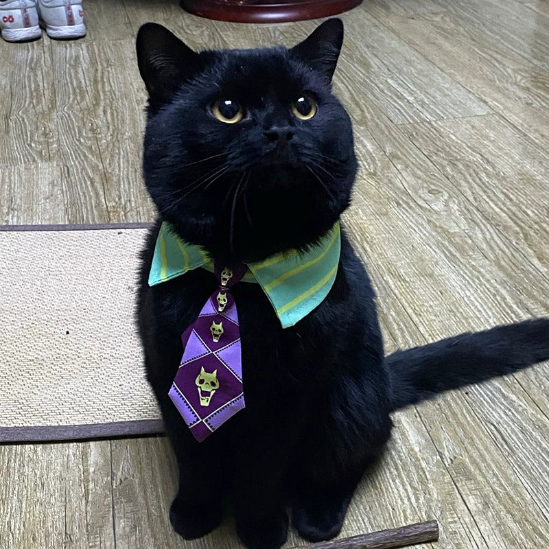 Kira Yoshikage Katzenkrawatte – JoJo Haustier-Cosplay-Accessoire